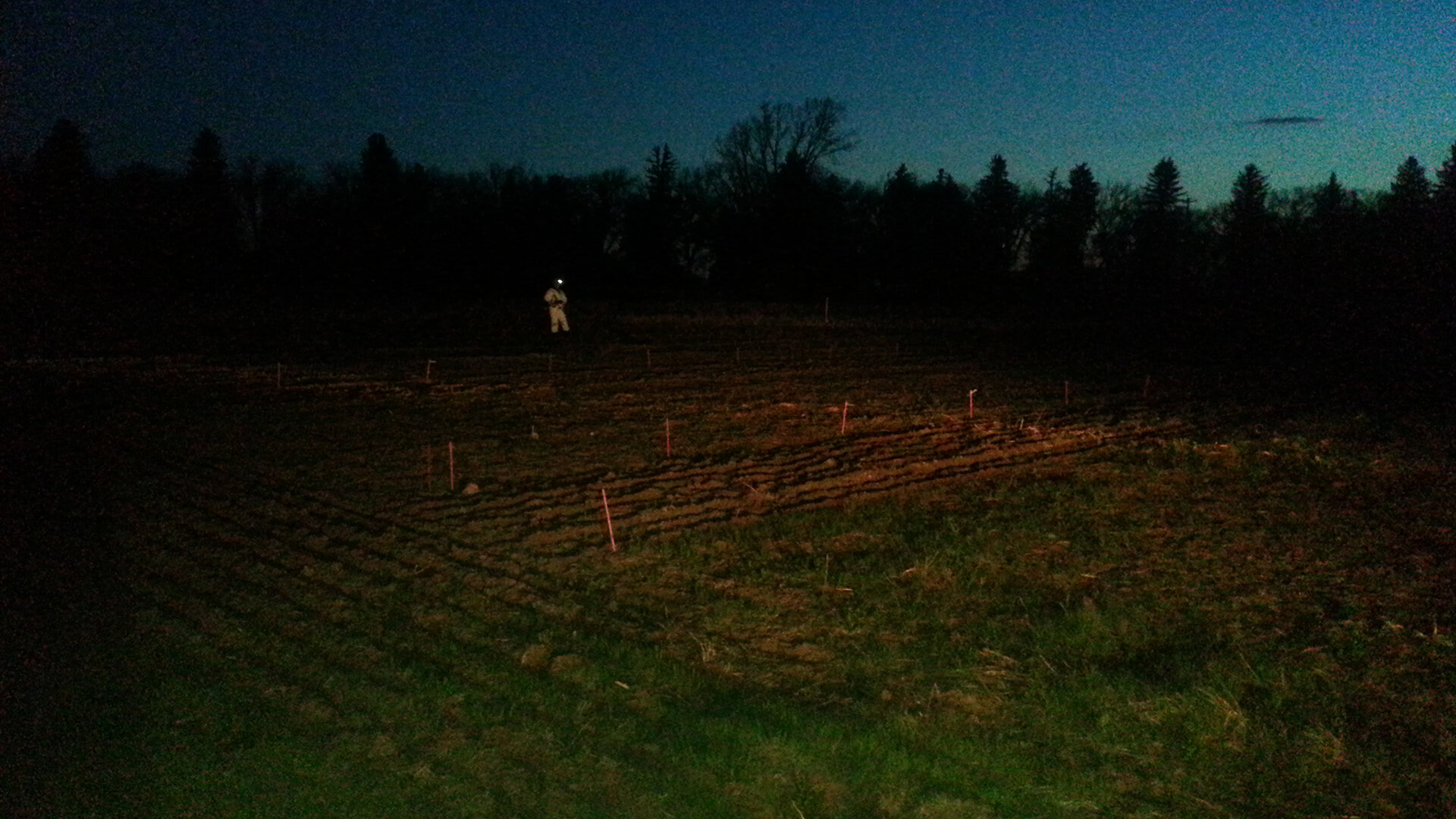 Night Spraying Herbicides